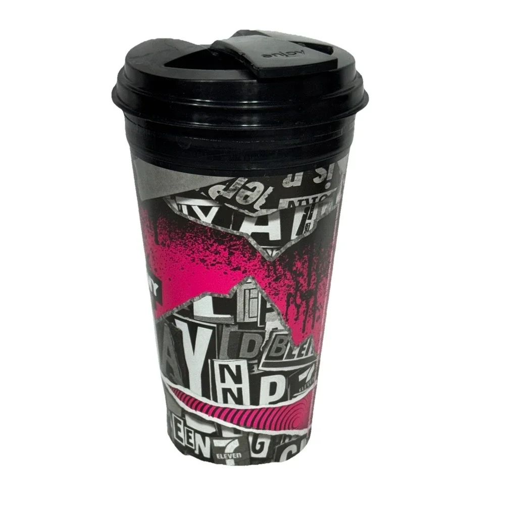 Green Day Punk Bunny Coffee Tumbler Cup 7-Eleven Exclusive Sealed 7-11‎